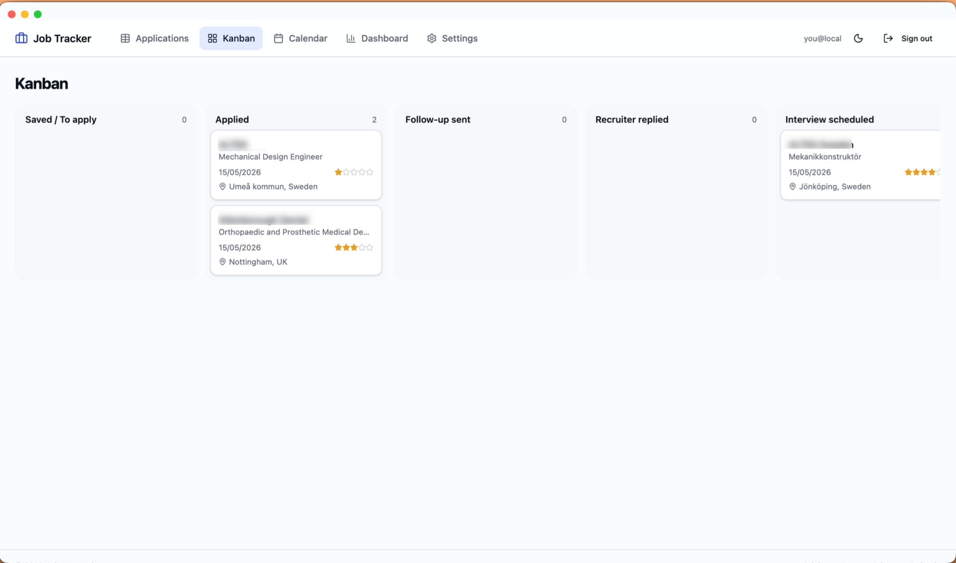 Kanban view